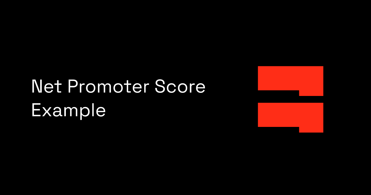 Net Promoter Score Example